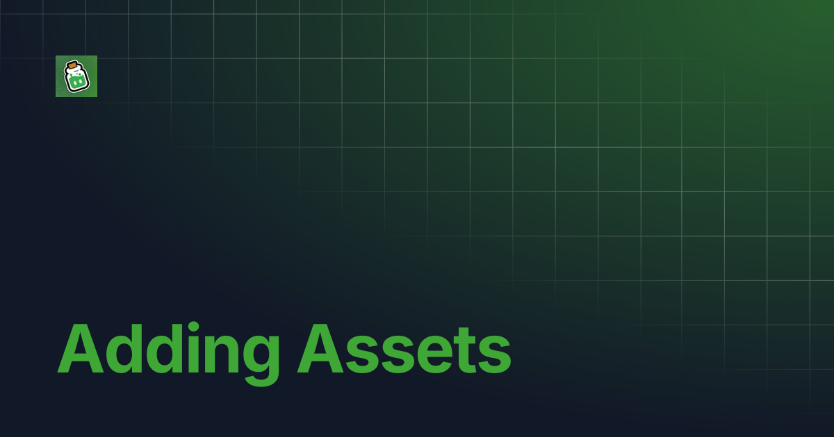 Adding Assets | Blend